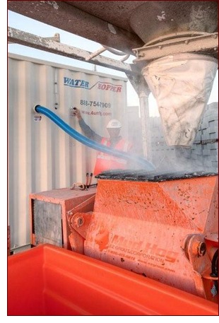 Cold Weather Mortar and Grout Mixing Solution