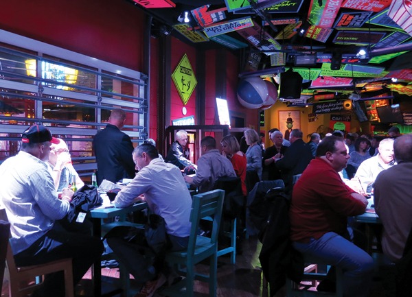 Networking and socializing opportunities abound at the South of 40 event during World of Concrete 2016.