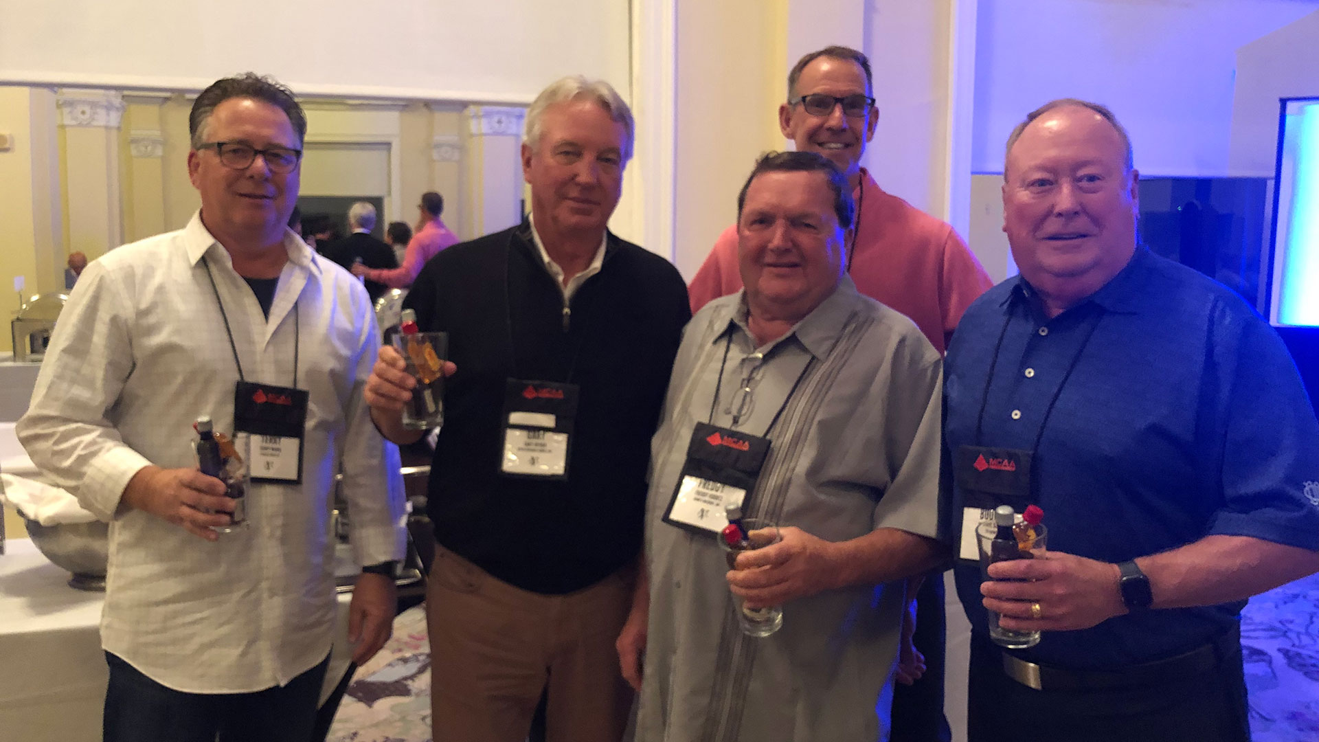 Left to right: Terry Ward, Gary Joyner, Freddy Koontz, Todd Fredrick, Buddie Barnes