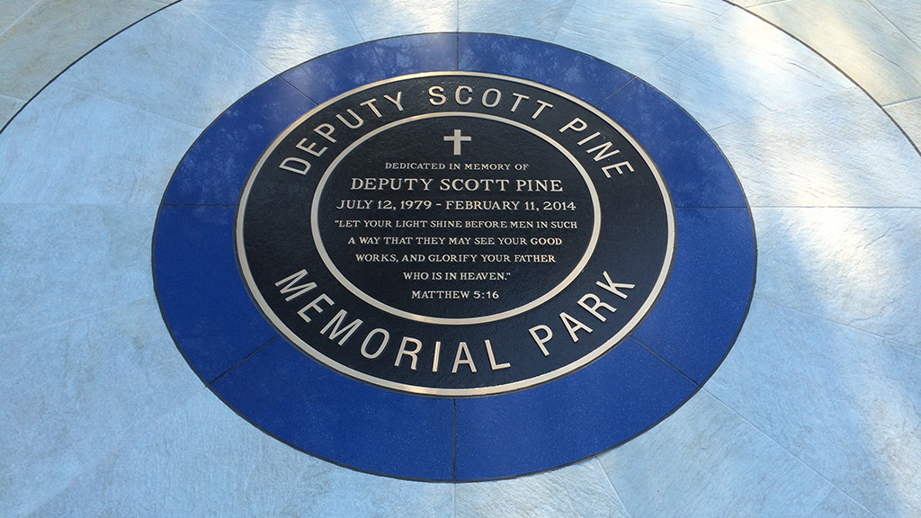 Everyone involved in this project shared a commitment to honoring the memory of Deputy Sheriff Pine in a meaningful and lasting way.