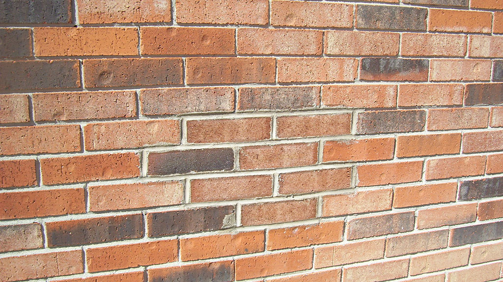 Figure 2 – After proven masonry staining.