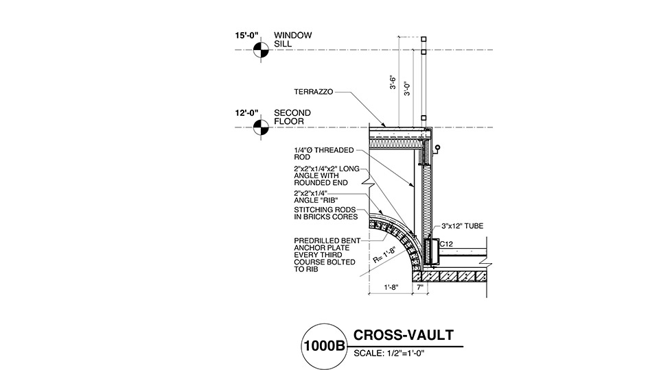 Image O: Cross-vault detail