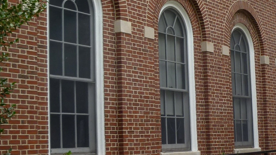 Image H: Town hall arch detail