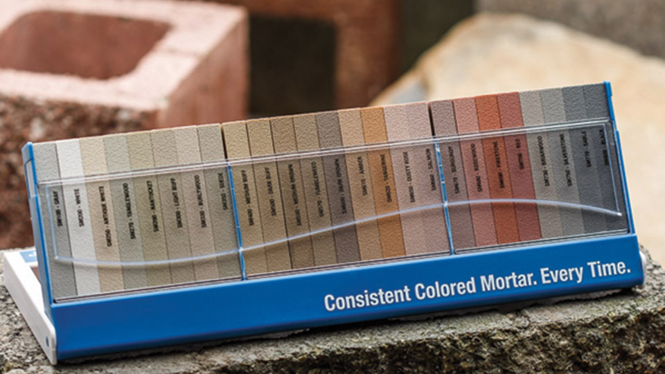SPEC MIX Colored Mortar 25-Channel Display Kit