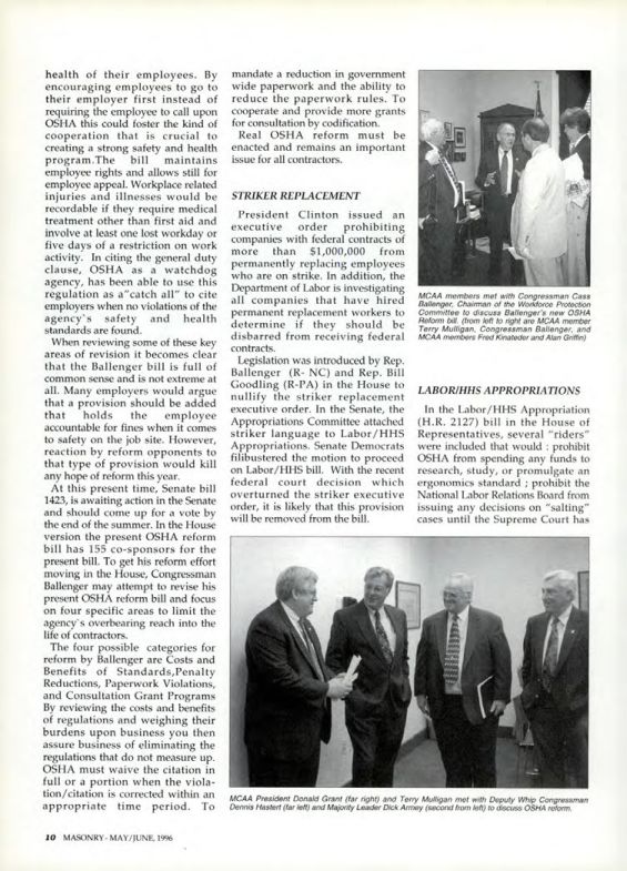 Masonry Magazine June 1996 Page. 10