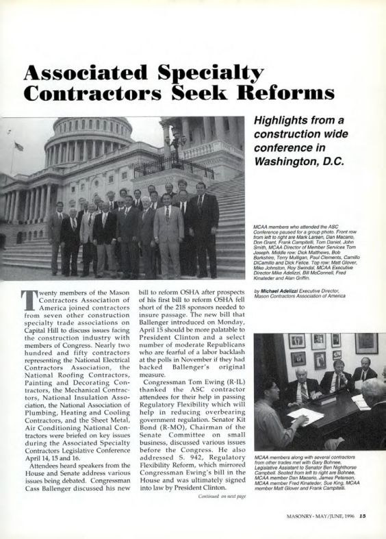 Masonry Magazine June 1996 Page. 15