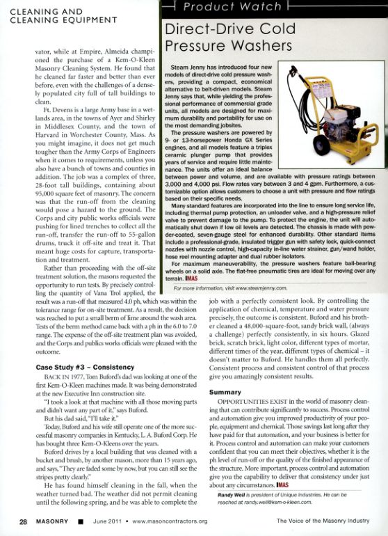 Masonry Magazine June 2011 Page. 30
