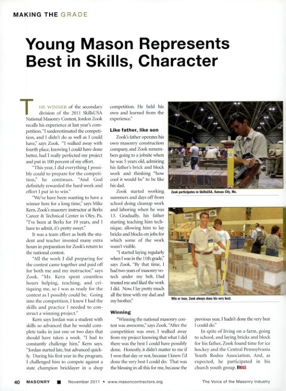 Masonry Magazine November 2011 Page. 42